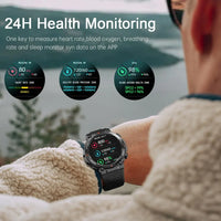MEVADEN 1.39 inch HD Bluetooth Call Smart Watch Men Sports Fitness Tracker Heart Monitor 400mAh Smartwatch For Android IOS MD56