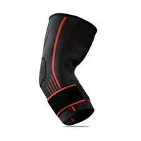 Durable Nylon Elbow Support Black Grey Orange Elastic Arm Sleeve Breathable Elbow Protection Unisex