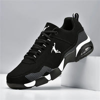 2025 new men's sports shoes outdoor men's running shoes fashion comfortable leather walking shoes men's jogging training shoes