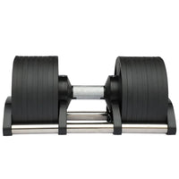 Adjustable Dumbbell Pair 2kg(5lb) or 4kg(9lb) Increase Max 50kg(110lb) Home Gym Weight Set