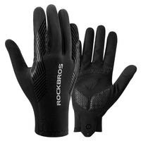 ROCKBROS Summer Cycling Gloves Breathable MTB Road Bike Non-slip Gloves Touch Screen Spring Full Finger Motorcycle Riding Gloves