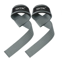 2PC Weightlifting Wrist Straps Sports Booster Belt Grip Belt Fitness Pull-up Bars Pull-ups Silicone Non-slip Deadlift Belt Band