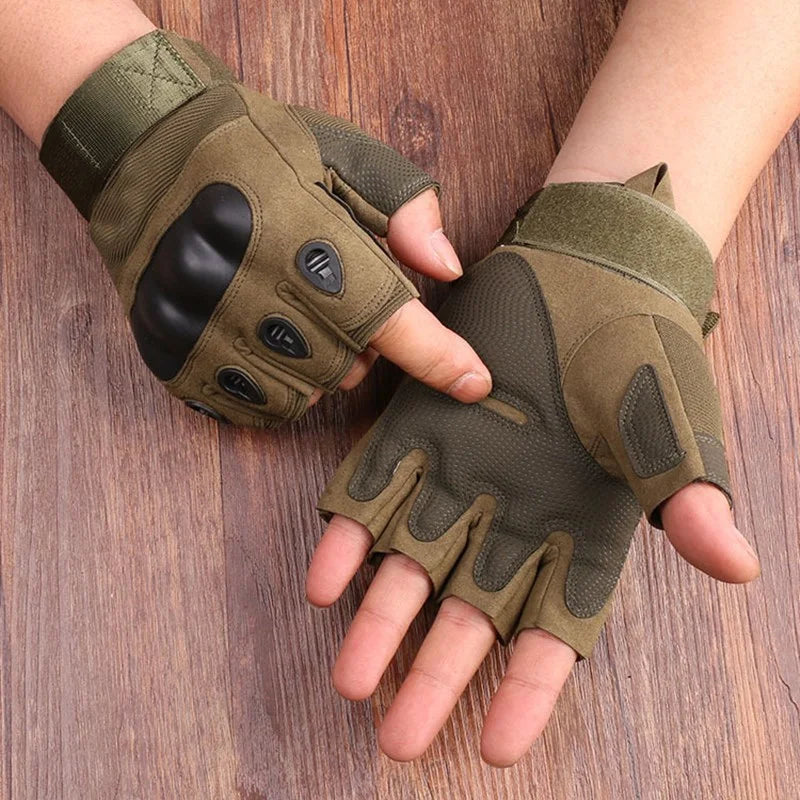 Nylon Half-Finger Tactical Gloves