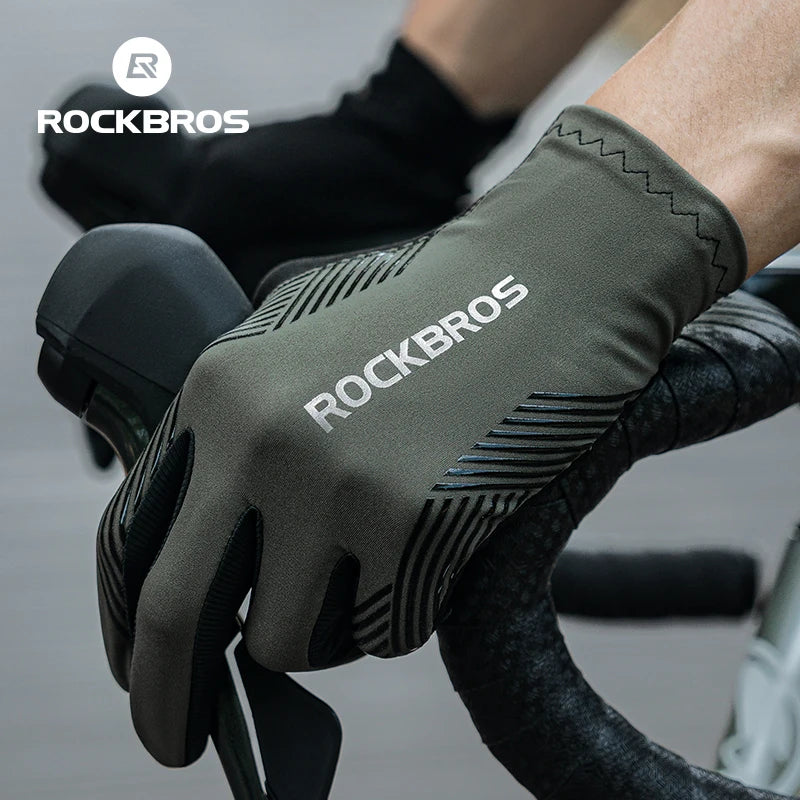 Touchscreen Full-Finger Cycling Gloves