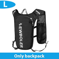 NEWBOLER Trail Running Backpack Ultra Lightweight Hydration Vest Breathable Functional Pack for Marathon Cycling Hiking
