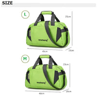 Fashion Men Women Training Gym Bag Nylon Ultralight Travel Sports Bags For Fitness Yoga Handbag Short Trip Luggage Handbag
