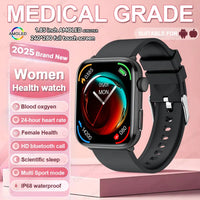 1.85-inch AMOLED Screen Smart Watch Women Bluetooth Call NFC Heart Rate Blood Pressure Blood oxygen Lady Sleep Smartwatches 2026