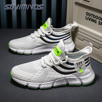 Men's Mesh Breathable Casual Shoes Non-Slip Stable Shock Absorption Lightweight Sneakers Couple Basket Homme 2020 la sportiva