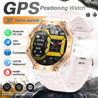 T-Rex 3 Ultra Military Grade GPS Smart Watch 10ATM Waterproof Compass Altimeter Barometric AMOLED Men HD Call Sports Smartwatch