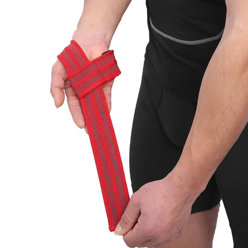 Anti-Skid Weightlifting Wrist Straps
